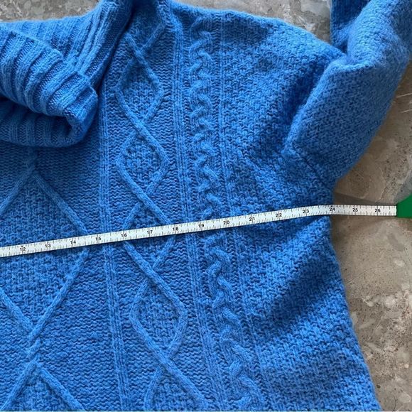 COPY - Aerie blue oversize turtleneck sweater size XS - Picture 7 of 9